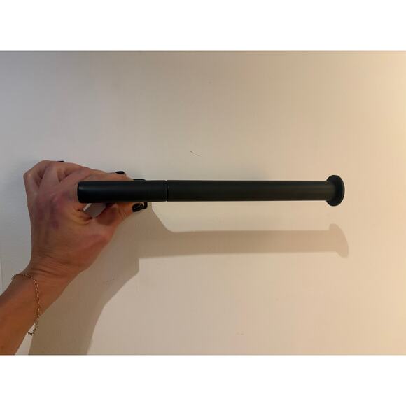 NEW Rejuvenation Allenglade Towel Ring Mid Century Black Bar - Picture 2 of 6